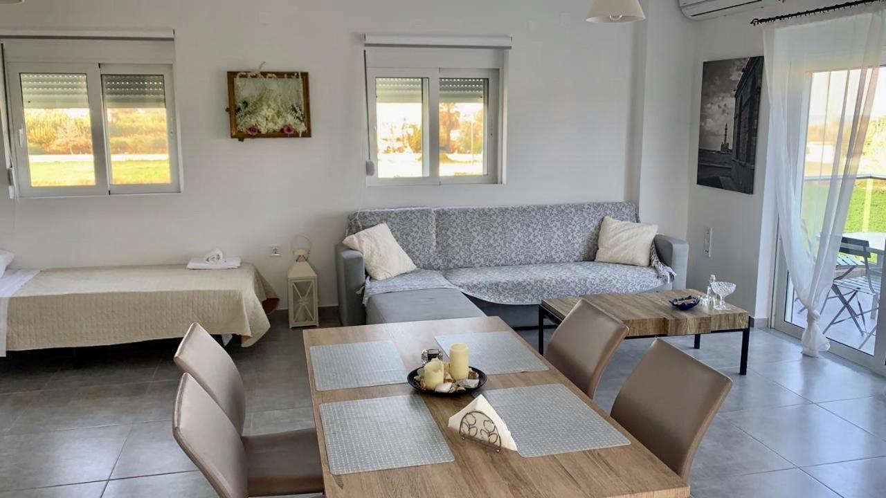 Martimi Apartments - 200M From Drapanias Beach - Pool - Hot Tub - Sauna - Bbq 키사모스 외부 사진