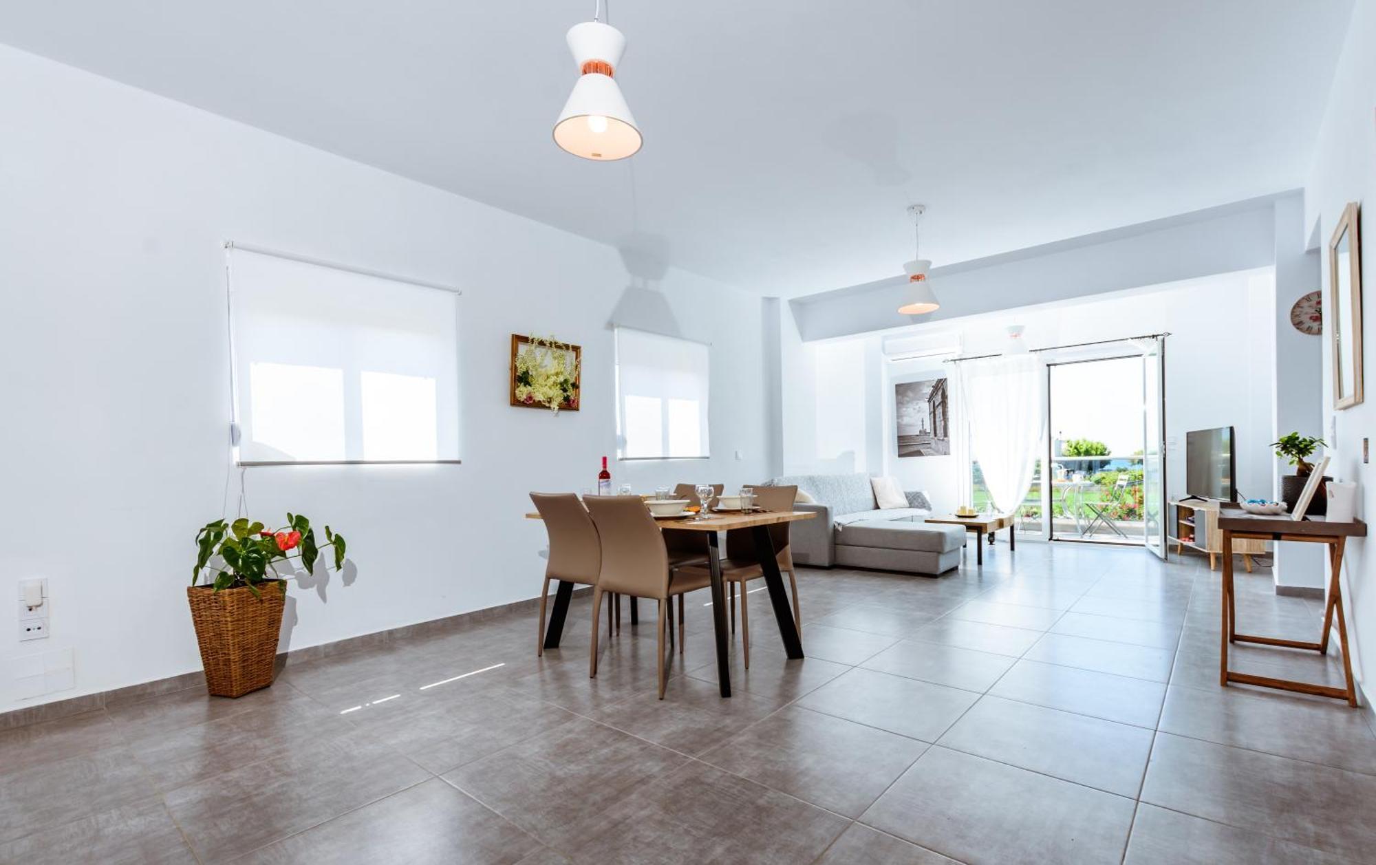 Martimi Apartments - 200M From Drapanias Beach - Pool - Hot Tub - Sauna - Bbq 키사모스 객실 사진