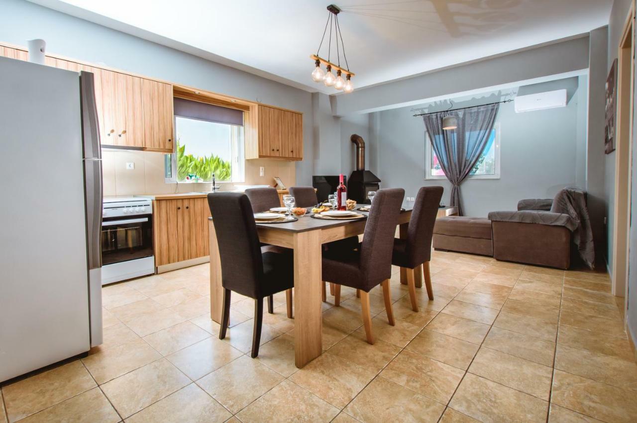 Martimi Apartments - 200M From Drapanias Beach - Pool - Hot Tub - Sauna - Bbq 키사모스 외부 사진