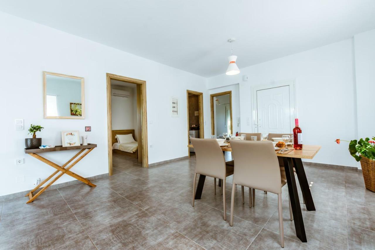 Martimi Apartments - 200M From Drapanias Beach - Pool - Hot Tub - Sauna - Bbq 키사모스 외부 사진