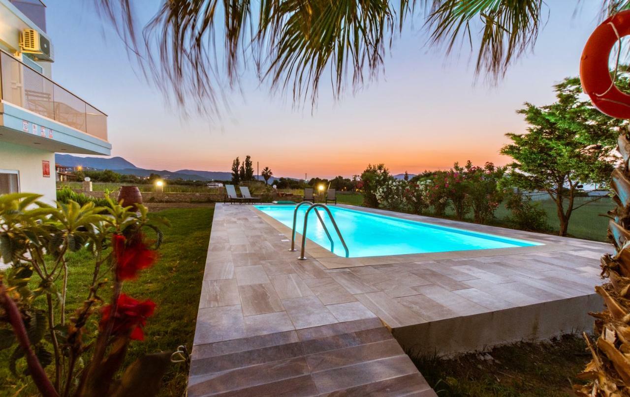 Martimi Apartments - 200M From Drapanias Beach - Pool - Hot Tub - Sauna - Bbq 키사모스 외부 사진